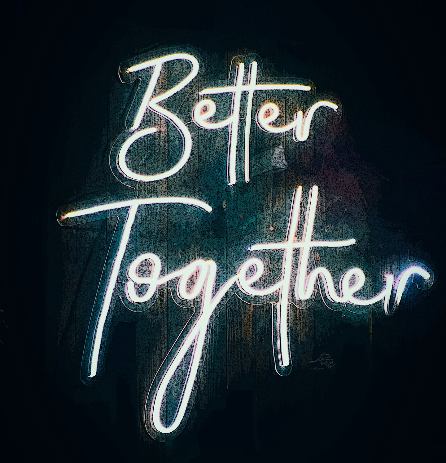 Better Together Leuchtreklame